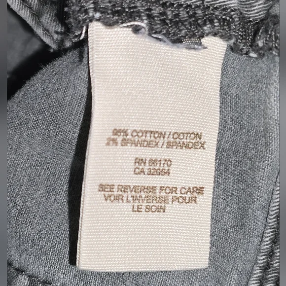 Free People Cargo Type Gray Denim Women's Shorts Size 26, 4"‎ Inseam Distressed - Picture 5 of 8